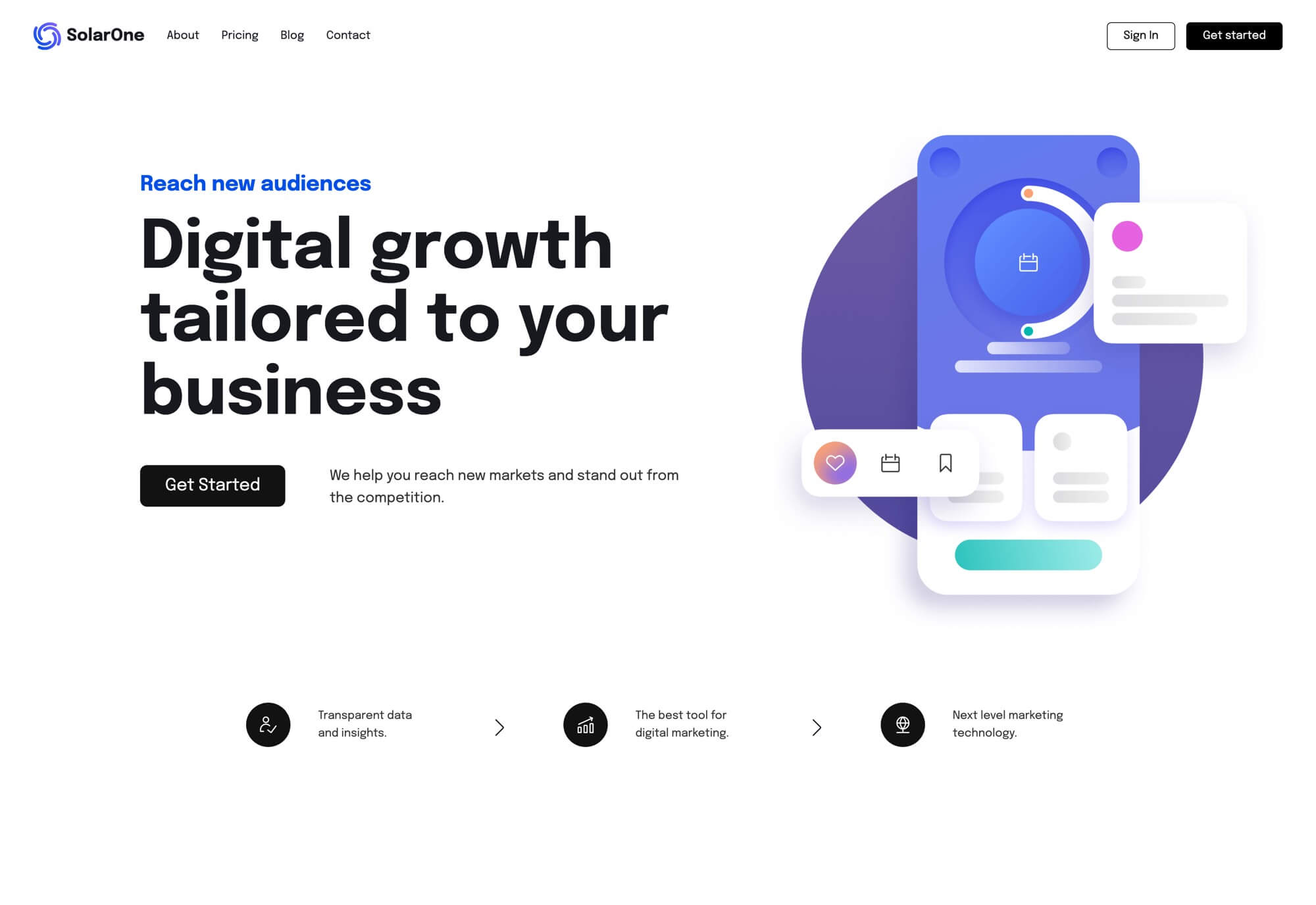 Hero and CTA WordPress block theme patterns