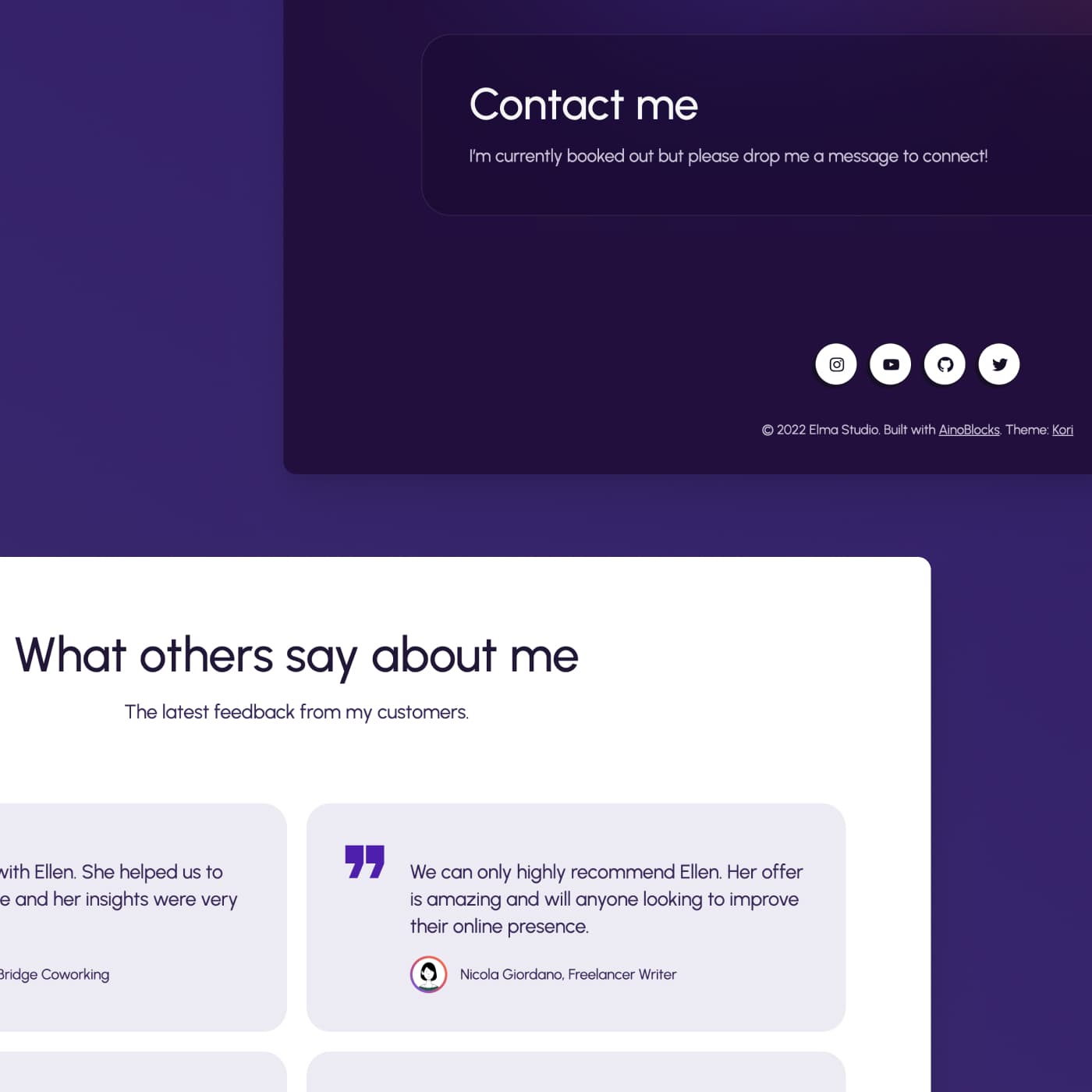 Personal Resume WordPress Block Theme